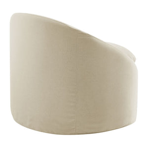 Modway Furniture Sadie Modway Slipcover Accent Chair with Down Cushion and Sinuous Spring Support Linen EEI-7358-LIN