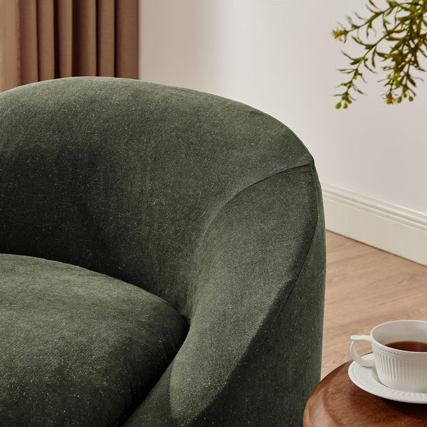 Modway Furniture Sadie Modway Slipcover Accent Chair with Down Cushion and Sinuous Spring Support Sage EEI-7358-SGE