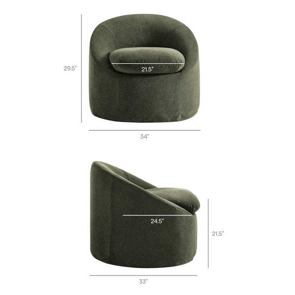 Modway Furniture Sadie Modway Slipcover Accent Chair with Down Cushion and Sinuous Spring Support Sage EEI-7358-SGE
