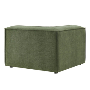 Modway Furniture Restore Modway Modular Corner Chair with Performance Fabric and French Piping Detail Foliage EEI-7393-FOL