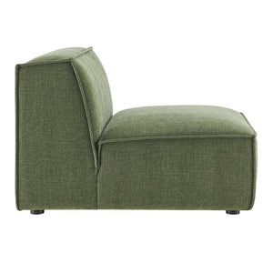 Modway Furniture Restore Modway Armless Modular Chair with Performance Fabric and Pocket Coil Seating Foliage EEI-7395-FOL