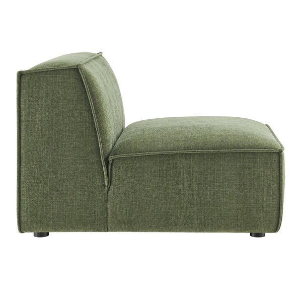Modway Furniture Restore Modway Armless Modular Chair with Performance Fabric and Pocket Coil Seating Foliage EEI-7395-FOL