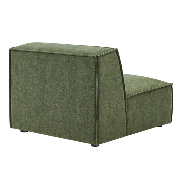 Modway Furniture Restore Modway Armless Modular Chair with Performance Fabric and Pocket Coil Seating Foliage EEI-7395-FOL