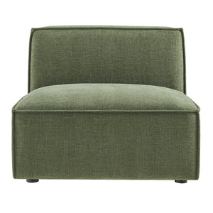 Modway Furniture Restore Modway Armless Modular Chair with Performance Fabric and Pocket Coil Seating Foliage EEI-7395-FOL
