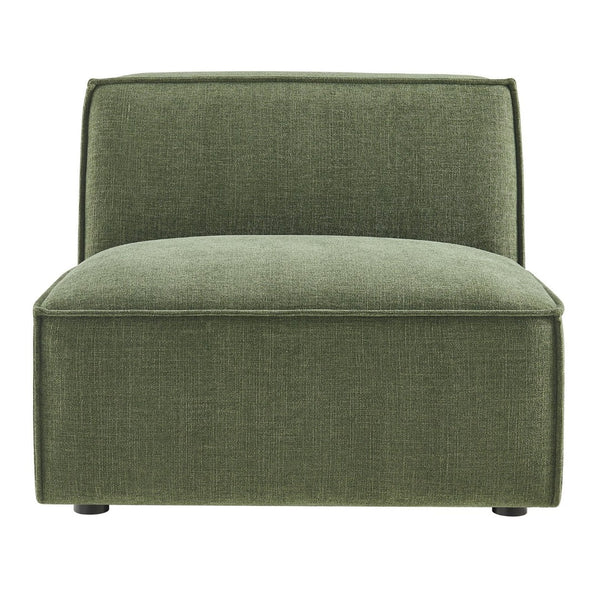 Modway Furniture Restore Modway Armless Modular Chair with Performance Fabric and Pocket Coil Seating Foliage EEI-7395-FOL