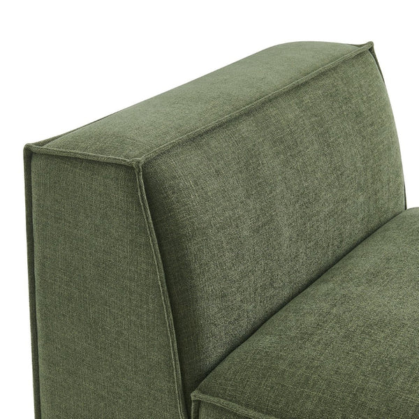 Modway Furniture Restore Modway Armless Modular Chair with Performance Fabric and Pocket Coil Seating Foliage EEI-7395-FOL