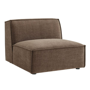 Modway Furniture Restore Modway Armless Modular Chair with Performance Fabric and Pocket Coil Seating Mocha EEI-7395-MOC