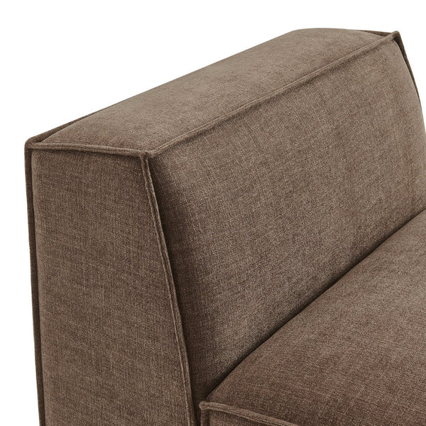 Modway Furniture Restore Modway Armless Modular Chair with Performance Fabric and Pocket Coil Seating Mocha EEI-7395-MOC