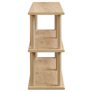 Modway Furniture Zadie 55-Inch Console Table - Modern Geometric Design, Open Shelving & Stylish Light Oak Finish EEI-7433-LOA