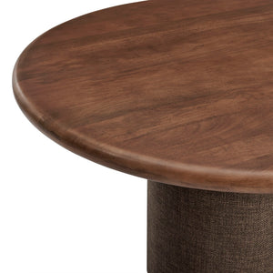 Modway Furniture Enric Solid Mango Wood Oval Dining Table Sculptural Bases Seat Eight Modern EEI-7458-WAL-RAF