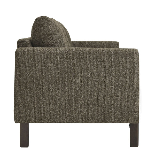 Modway Furniture Hawken Boucle Fabric Sofa - Sculptural Comfort with Plush Support for Modern Living Spaces & More Antique Espresso EEI-7461-ATQ-ESP