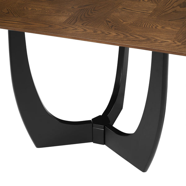 Modway Furniture Wrenly 94" Rectangle Dining Table – Modern Vintage Design, Seats 8-10, Durable & Versatile Use EEI-7462-WAL