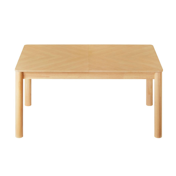 Modway Furniture Alba Extendable Dining Table - Modern Chevron Wood Design for Versatile Dining & Workspaces Oak EEI-7464-OAK