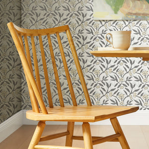 Modway Furniture Alvar Spindle Back Solid Wood Dining Chairs Scandinavian Mid-century Set for Two Ash EEI-7482-ASH
