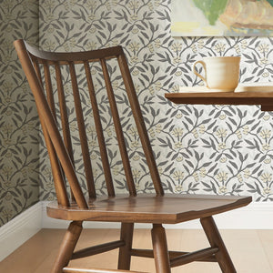 Modway Furniture Alvar Spindle Back Solid Wood Dining Chairs Scandinavian Mid-century Set for Two Walnut EEI-7482-WAL