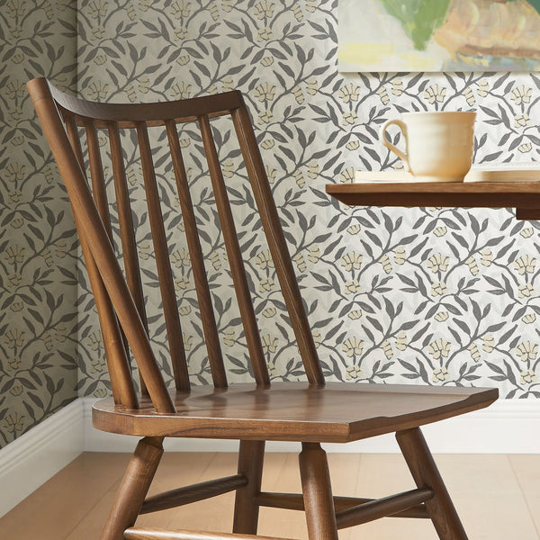 Modway Furniture Alvar Spindle Back Solid Wood Dining Chairs Scandinavian Mid-century Set for Two Walnut EEI-7482-WAL