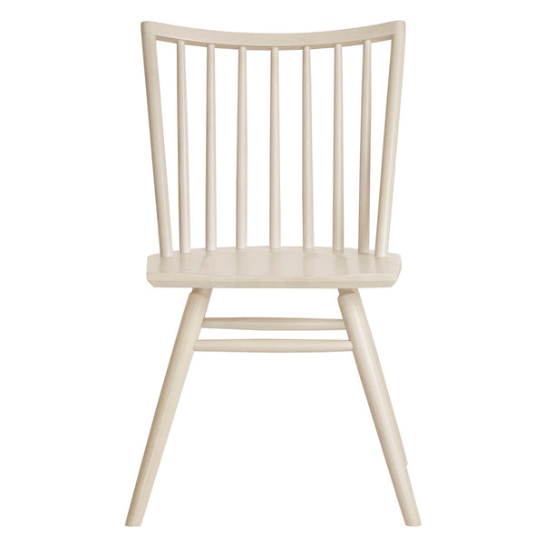 Modway Furniture Alvar Spindle Back Solid Wood Dining Chairs Scandinavian Mid-century Set for Two White Wash EEI-7482-WWA