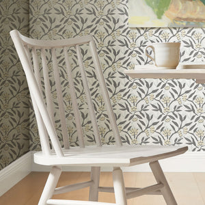 Modway Furniture Alvar Spindle Back Solid Wood Dining Chairs Scandinavian Mid-century Set for Two White Wash EEI-7482-WWA