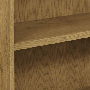 Modway Furniture Anwen Solid Wood and Glass Display Cabinet - Timeless Elegance for Stylish Home Storage Solutions Oak EEI-7484-OAK