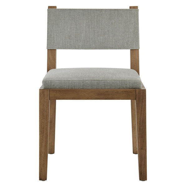Modway Furniture Calder Fabric Upholstered Wood Armless Dining Chair - Scandinavian Design for Modern Spaces Wheat EEI-7485-HEW