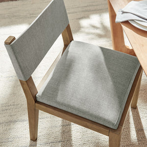 Modway Furniture Calder Fabric Upholstered Wood Armless Dining Chair - Scandinavian Design for Modern Spaces Wheat EEI-7485-HEW