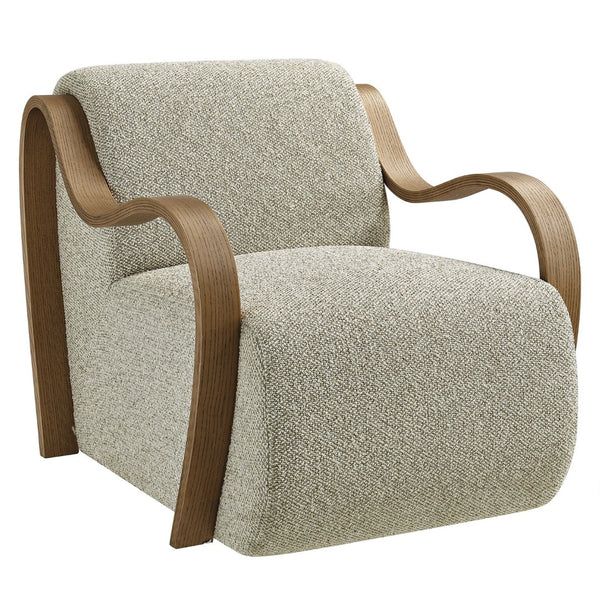 Modway Furniture Atrium Lattice Boucle Accent Armchair by Modway - Sculptural Comfort for Modern Living Spaces Marble EEI-7490-MRB