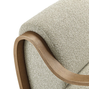 Modway Furniture Atrium Lattice Boucle Accent Armchair by Modway - Sculptural Comfort for Modern Living Spaces Marble EEI-7490-MRB