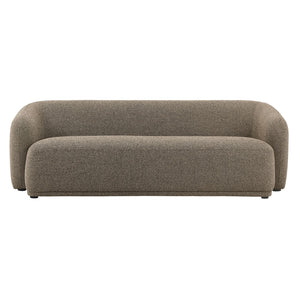 Modway Furniture Monica Boucle Cloud Sofa Modway 88 Inch Sculptural Living Room Seating for Four Earth EEI-7501-ETH