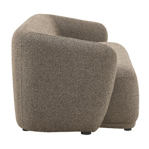 Modway Furniture Monica Boucle Cloud Sofa Modway 88 Inch Sculptural Living Room Seating for Four Earth EEI-7501-ETH