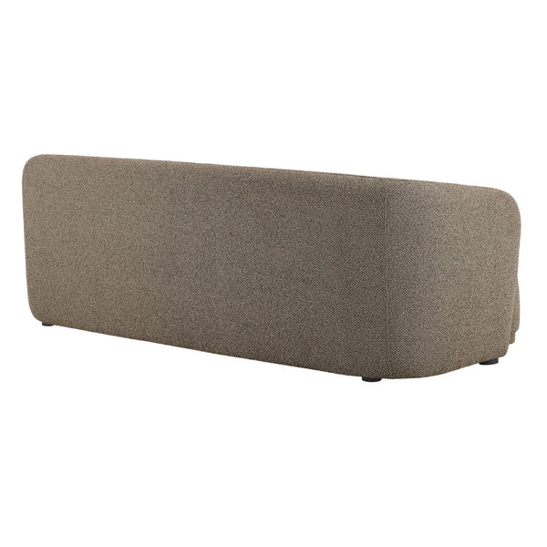 Modway Furniture Monica Boucle Cloud Sofa Modway 88 Inch Sculptural Living Room Seating for Four Earth EEI-7501-ETH