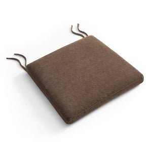 Modway Furniture Jax Modway Textured Dining Seat Cushion with Corner Ties for Padded Chair Comfort Cocoa EEI-7507-COA