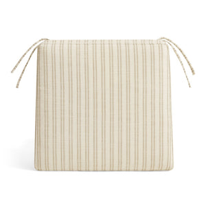 Modway Furniture Jax Modway Textured Dining Seat Cushion with Corner Ties for Padded Chair Comfort Oatmeal Stripe EEI-7507-OAS