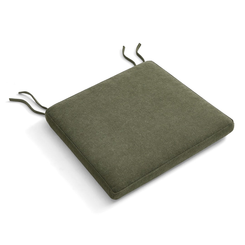 Modway Furniture Jax Modway Textured Dining Seat Cushion with Corner Ties for Padded Chair Comfort Sage EEI-7507-SGE