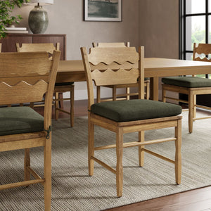 Modway Furniture Jax Modway Textured Dining Seat Cushion with Corner Ties for Padded Chair Comfort Sage EEI-7507-SGE