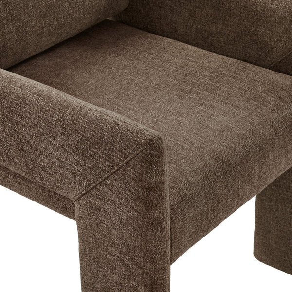 Modway Furniture Daven Modway Mid-century Woven Fabric Armchair with Angled Legs for Dining Rooms Mocha EEI-7524-MOC