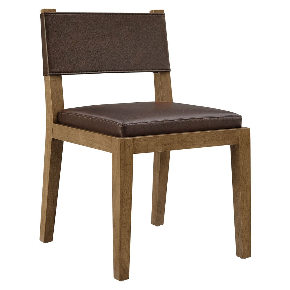 Modway Furniture Calder Modway Vegan Leather Upholstered Dining Chair for Modern Room Spaces Espresso EEI-7527-ESP