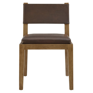Modway Furniture Calder Modway Vegan Leather Upholstered Dining Chair for Modern Room Spaces Espresso EEI-7527-ESP