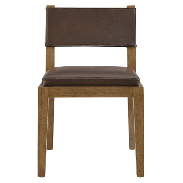 Modway Furniture Calder Modway Vegan Leather Upholstered Dining Chair for Modern Room Spaces Espresso EEI-7527-ESP