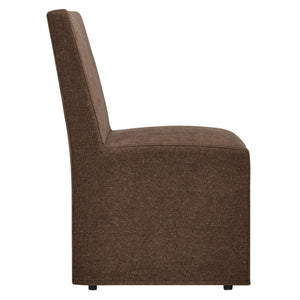 Modway Furniture Tessera Modway Slipcovered Dining Chair with Kiln Dried Wood Frame and Hidden Casters Cocoa EEI-7528-COA