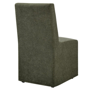 Modway Furniture Tessera Modway Slipcovered Dining Chair with Kiln Dried Wood Frame and Hidden Casters Sage EEI-7528-SGE