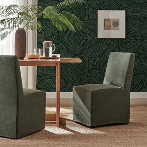 Modway Furniture Tessera Modway Slipcovered Dining Chair with Kiln Dried Wood Frame and Hidden Casters Sage EEI-7528-SGE