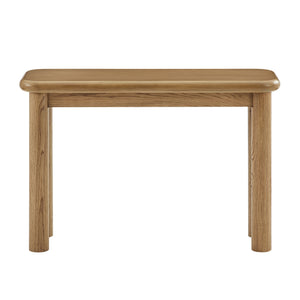 Modway Furniture Alvia Solid Oak Console Table by Modway Narrow Entryway Accent with Tapered Legs Brown EEI-7547-WOA