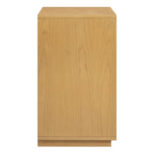 Modway Furniture Aiko Japandi Accent Cabinet with Woven Ash Wood Panels for Modern Living Spaces EEI-7558-LOA