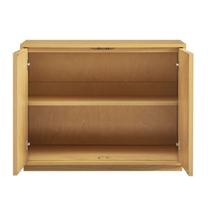 Modway Furniture Aiko Japandi Accent Cabinet with Woven Ash Wood Panels for Modern Living Spaces EEI-7558-LOA