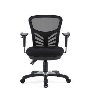 Modway Furniture Articulate Mesh Office Chair – Ergonomic Design for Ultimate Comfort, Adjustable Features & Mobility Black EEI-757-BLK