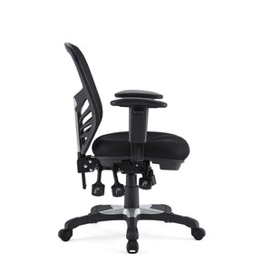 Modway Furniture Articulate Mesh Office Chair – Ergonomic Design for Ultimate Comfort, Adjustable Features & Mobility Black EEI-757-BLK