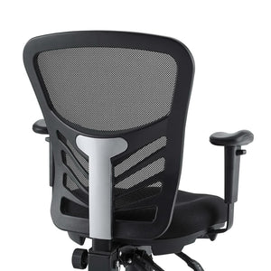 Modway Furniture Articulate Mesh Office Chair – Ergonomic Design for Ultimate Comfort, Adjustable Features & Mobility Black EEI-757-BLK