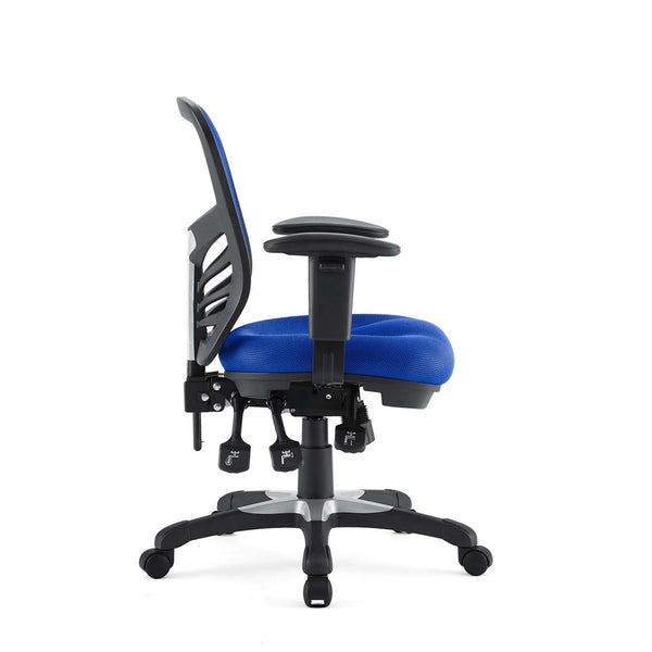 Modway Furniture Articulate Mesh Office Chair – Ergonomic Design for Ultimate Comfort, Adjustable Features & Mobility Blue EEI-757-BLU