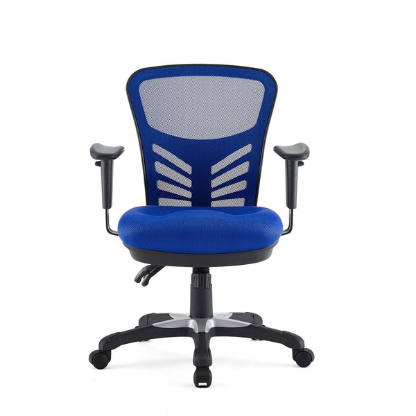 Modway Furniture Articulate Mesh Office Chair – Ergonomic Design for Ultimate Comfort, Adjustable Features & Mobility Blue EEI-757-BLU