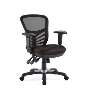 Modway Furniture Articulate Mesh Office Chair – Ergonomic Design for Ultimate Comfort, Adjustable Features & Mobility Brown EEI-757-BRN